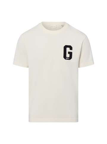 Gant T-Shirt in ecru