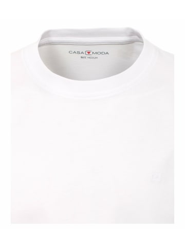 CASAMODA Rundhals T-Shirt für Herren in weiss