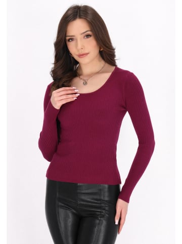 faina Women Sweater in mulberry