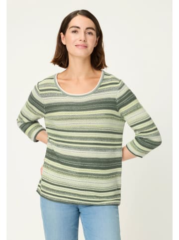 Olsen Strickpullover Henny in kiwi khaki - 0001