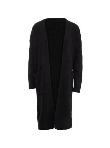 Tanuna Damen Strickjacke in Schwarz