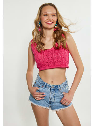 myMo Damen Crop-Top in Pink