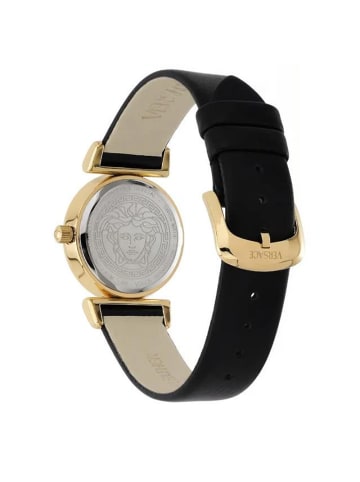 Versace Analoguhr für Damen in Schwarz