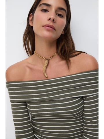 NO MATTER WHAT Blouse in Khaki