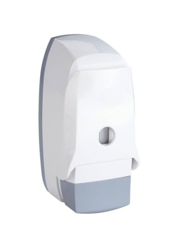 Wenko ASSOLO Modell Ulnarspender für Desinfektionsmittel in Weiß, 10 x 21 x 11 cm