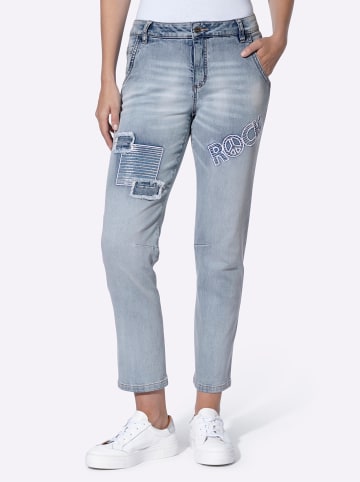 Heine Boyfriend-Jeans in blue-bleached
