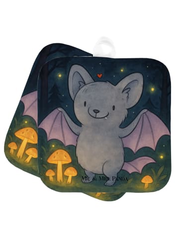 Mr. & Mrs. Panda Topfuntersetzer Fledermaus Classic Design ohne ... in Weiß