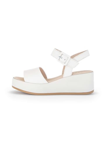 Gabor Fashion Plateau Sandalen in creme