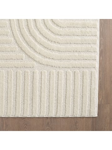 Teppich Boss Kurzflor Teppich Art 1121, rechteckig - Creme
