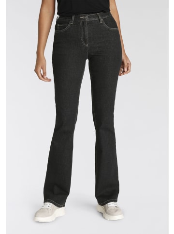 ARIZONA Bootcut-Jeans in schwarz