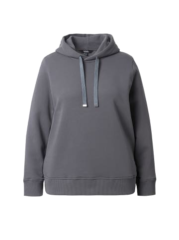 Ulla Popken Sweatshirt in graphitgrau