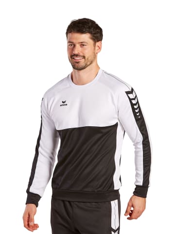erima Unisex Erwachsene Six Wings Sweatshirt in schwarz/weiss