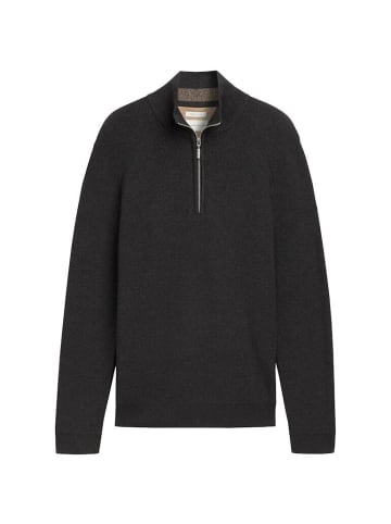 Tom Tailor Pullover in black grey melange