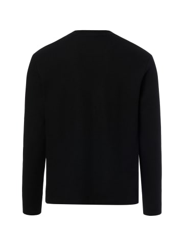 Nils Sundström Langsarmshirt in schwarz