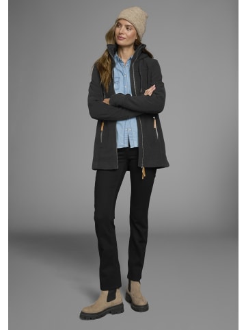 Polarino Fleecejacke in schwarz