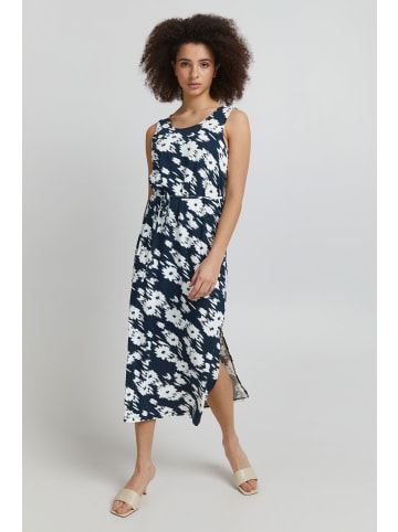 ICHI Maxikleid IHLISA DR17 - 20116201  Maxikleid mit Bindeband in Blau