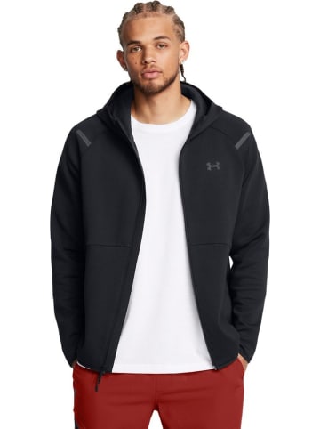 Under Armour Fleecejacke/Fleecepullover "Ua Unstoppable Flc Fz Hd Eu" in Schwarz
