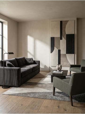 KADIMA DESIGN Teppich Niederflor Abstrakt pflegeleicht Wohnzimmer Flur Esszimmer in Beige