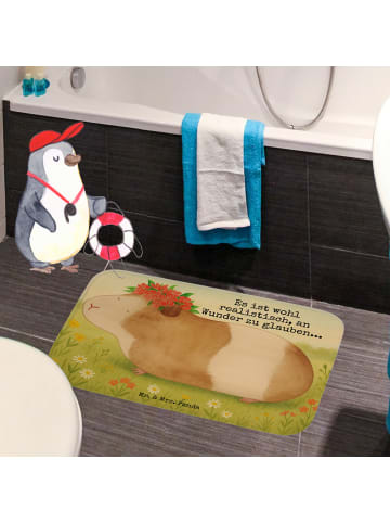 Mr. & Mrs. Panda Duschvorleger Meerschweinchen Weisheit Design m... in Weiß