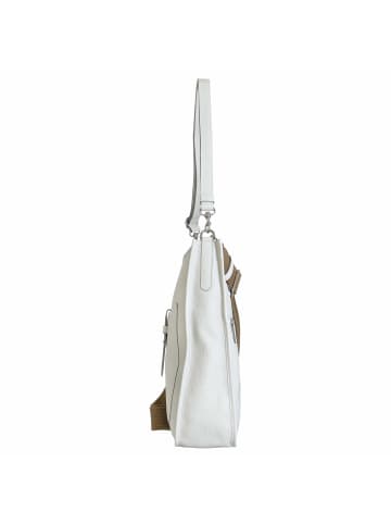 PICARD Kronberg - Schultertasche 40 cm Rindleder (black) in white lily