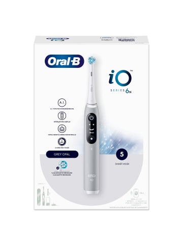 Oral-B Elektr. Zahnbürste "iO6 + Reiseetui" + 12 Aufsteckbürsten "Sanfte Reinigung"