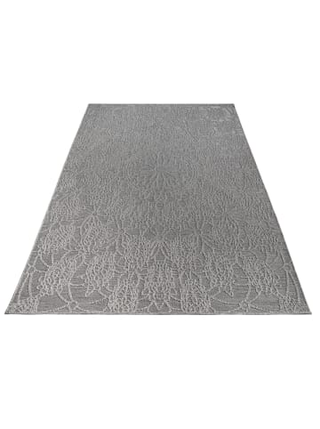 KADIMA DESIGN Outdoor Teppich Natur Balkon, Terrasse in Anthrazit