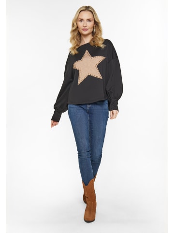 usha FESTIVAL Women Sweatshirt in black