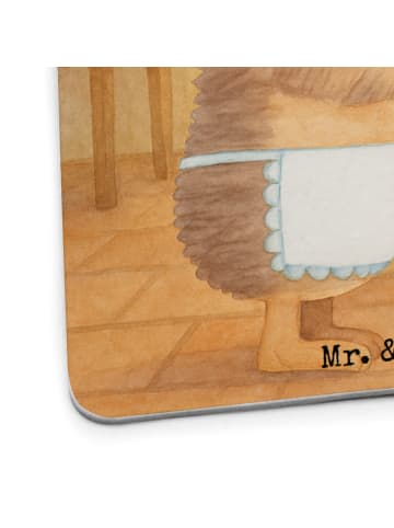 Mr. & Mrs. Panda Tassenuntersetzer Igel Wein Design mit Spruch in Weiß