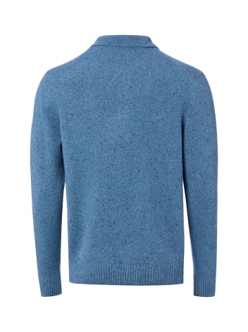 Gant Strickpoloshirt in blau - 0001