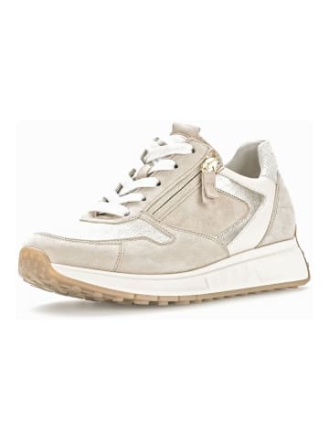 Gabor Sneaker in Beige/Weiß