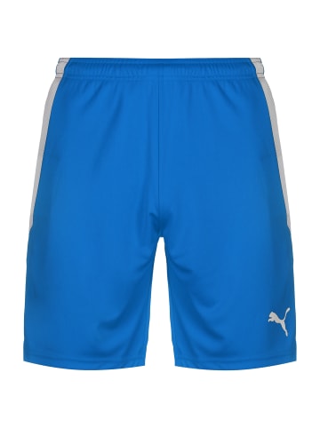 Puma Trainingsshorts TeamLIGA in blau / weiß