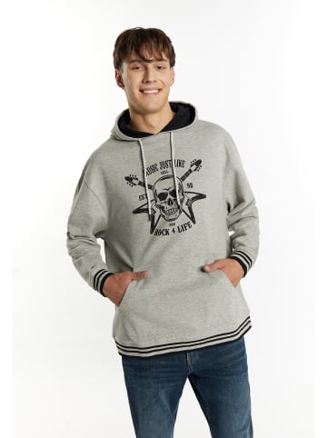 MO Hoodie in Grau Melange