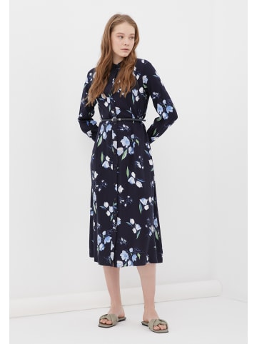 Finn Flare Blusenkleid Blütenpracht in dark blue