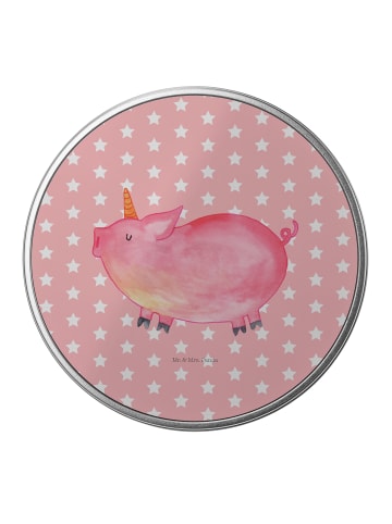 Mr. & Mrs. Panda Erinnerungsbox Einhorn Schwein ohne Spruch in Rot Pastell