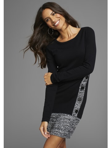 Laura Scott Strickkleid in schwarz