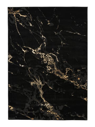 Vivorum Vivorum Neu 2026 Wohnzimmer Kurzflor Teppich Tilly 125 schwarz in schwarz