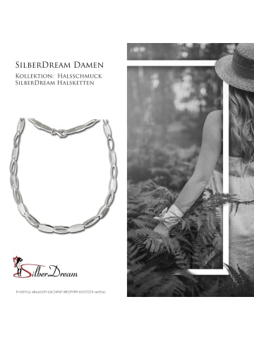 SilberDream 925 Sterling Silber Damen SilberDream Halsketten ovals  ca. 45cm