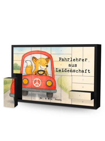 Mr. & Mrs. Panda Adventskalender Fahrlehrer Leidenschaft Design ... in Weiß