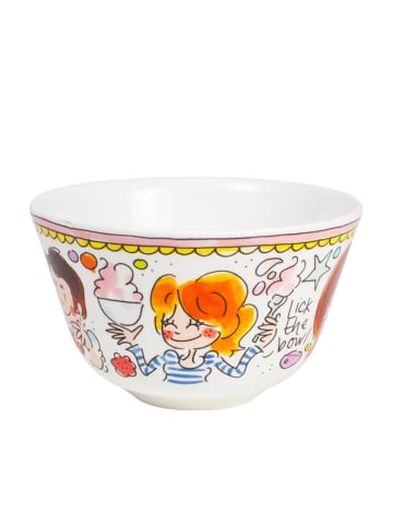 Blond Amsterdam Schale Rosa Rand in Bunt - 14cm