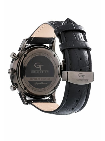 GT COLLECTION Quarzuhr Saphire Cristal in schwarz