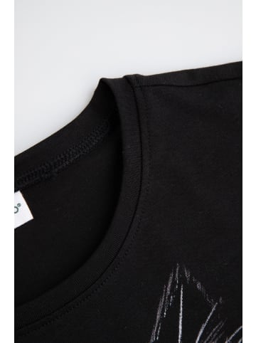 Coccodrillo T-Shirt mit kurzem Ärmel in schwarz