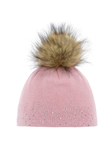 Eisbär Mütze Nalin Lux Crystal in Rosa