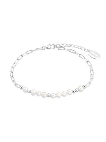 S. Oliver Perlen-Armband in Silber