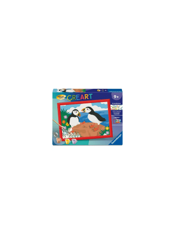 Ravensburger Kreativset CreArt Malen nach Zahlen - Papageientaucher, ab 9 Jahre