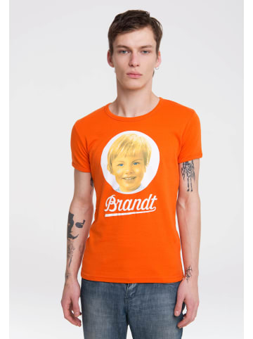 Logoshirt T-Shirt Brandt Logo in orange