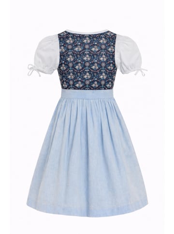 Berwin Kinderdirndl mit Muster und Schürze mit Schließe