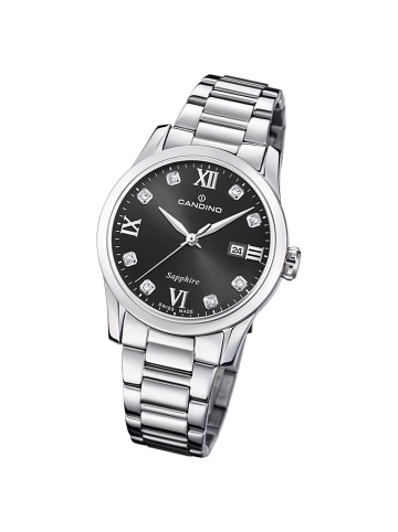 Candino Analog-Armbanduhr Candino Elegance silber mittel (ca. 33mm)