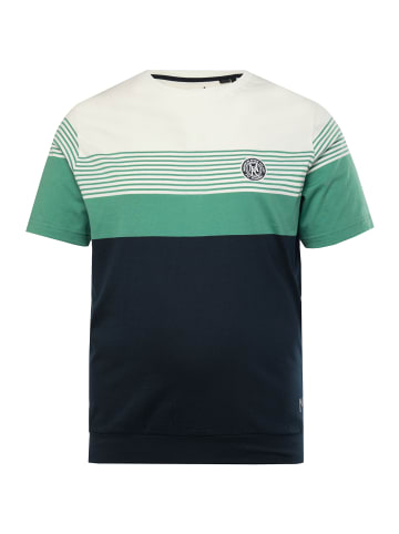 Men Plus Kurzarm T-Shirt in navy blau