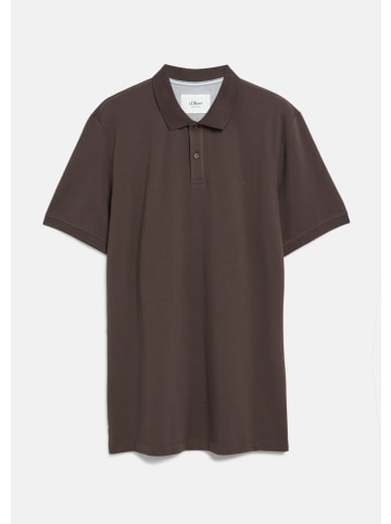 s.Oliver Polo-Shirt in 8941_dunkelbraun