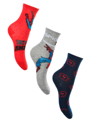 Spiderman 3er-Set: Socken Strümpfe in Mehrfarbig
